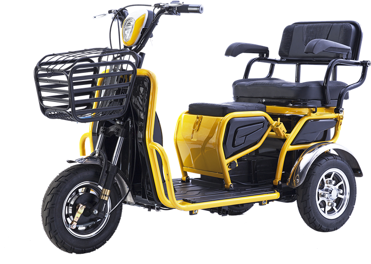 Emptyname 20 - E Bike 3 Wheels (800x618), Png Download
