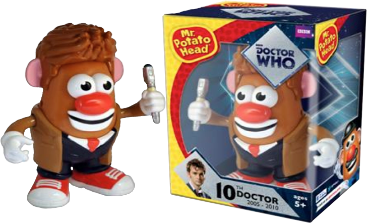 10th Doctor David Tennant Mr Potato Head By Underground - Doctor Who - 10th Doctor Mr. Potato Head (728x442), Png Download