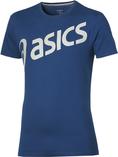 Asics Mens Logo Ss T-shirt - Asics (392x535), Png Download