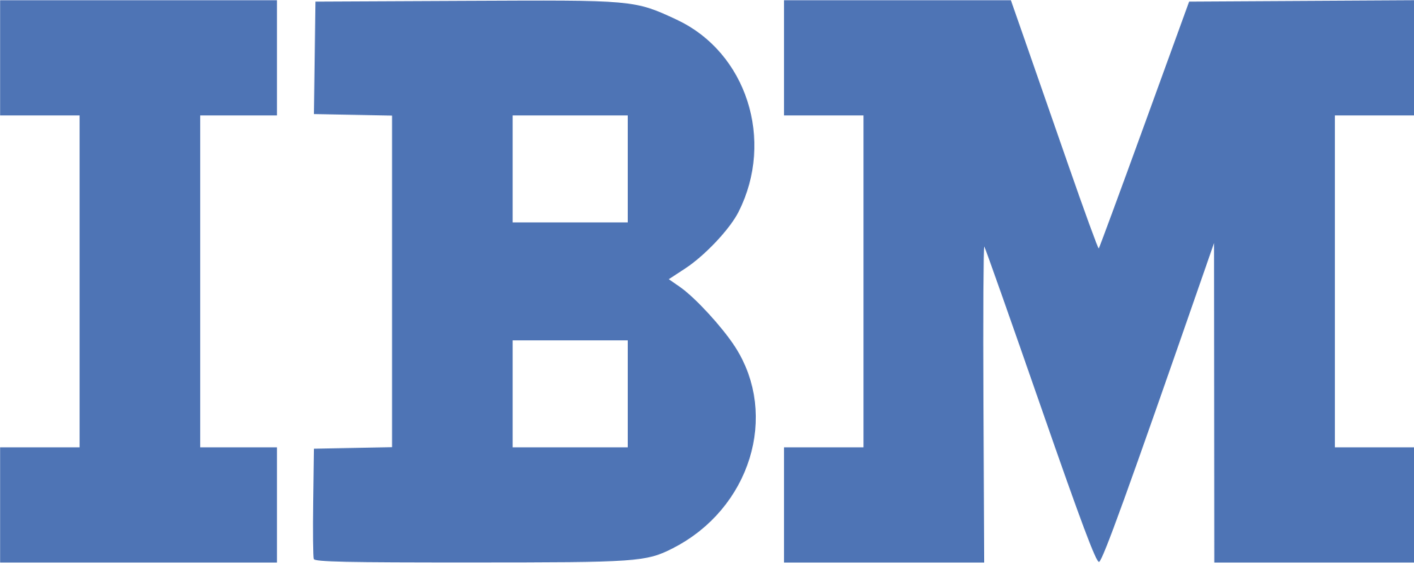 Open - Ibm Logo Svg (2000x796), Png Download
