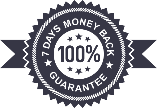 100% Money Back Guarantee - 30 Day Money Back Guarantee Badge (508x350), Png Download