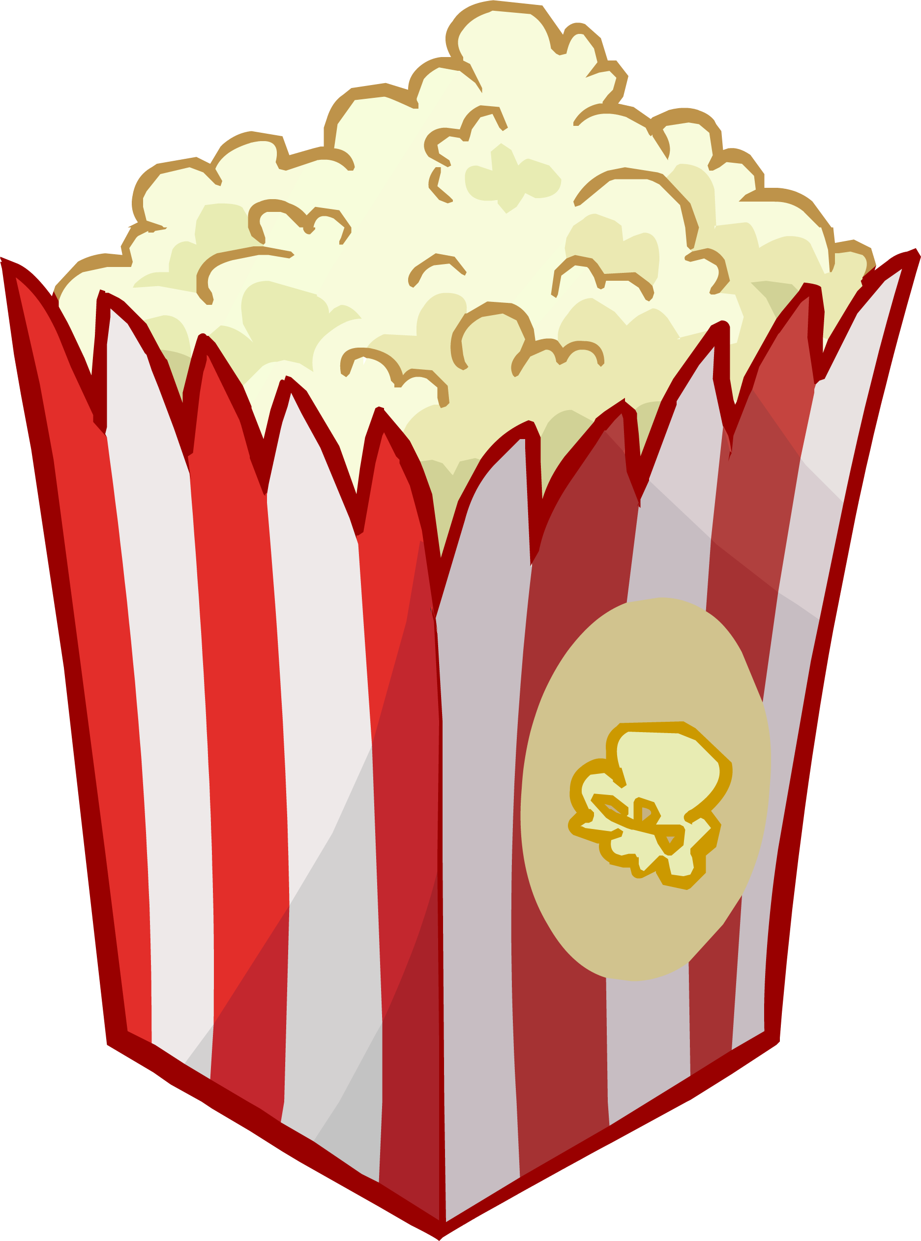 Popcorn Puffle Food - Pop Corn Cinema Png (356x479), Png Download