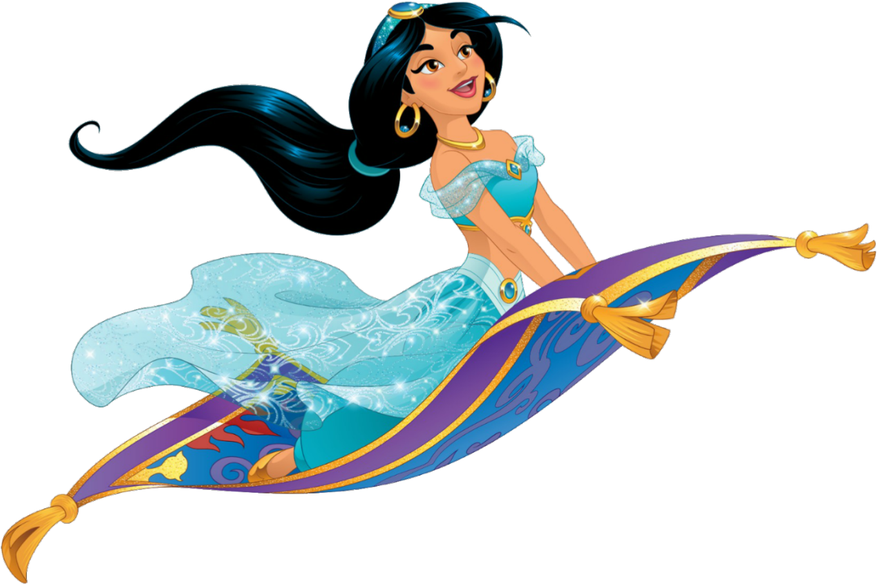 Jasmine Carpet - All Disney Princesses 2018 (500x334), Png Download