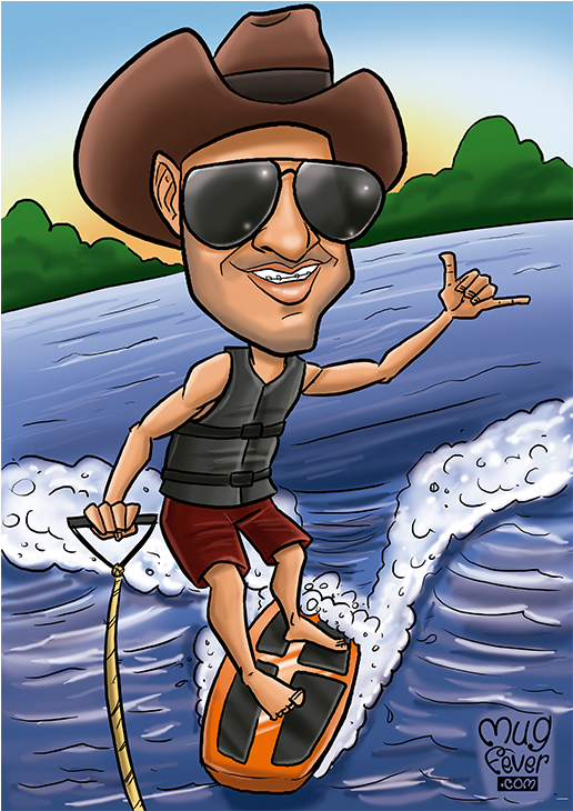 Full Body Theme Caricature1 - Human Body (1322x1063), Png Download
