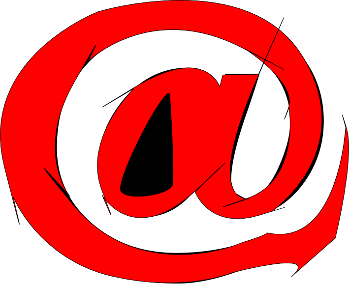 The @ Symbol Above The 666 Plaza Sign The Main Sign (709x578), Png Download