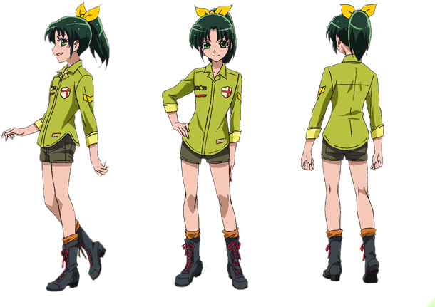 April - Imagenes De Glitter Force April (619x450), Png Download