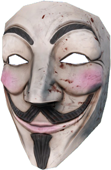 Guy Fawkes Mask (461x669), Png Download