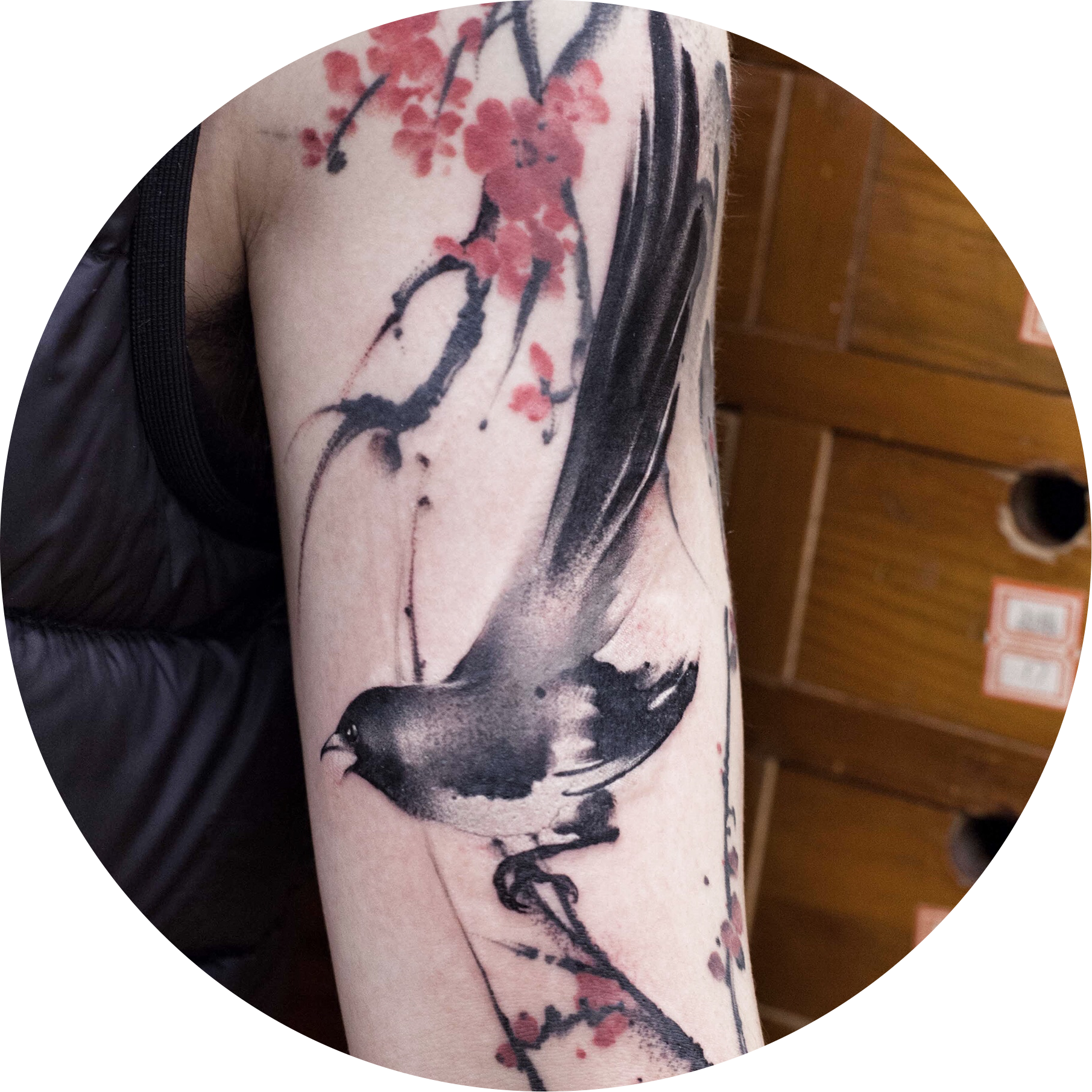 #tattoos Chinese Ink Painting Instagram：chenjie - Tattoo (1811x1811), Png Download