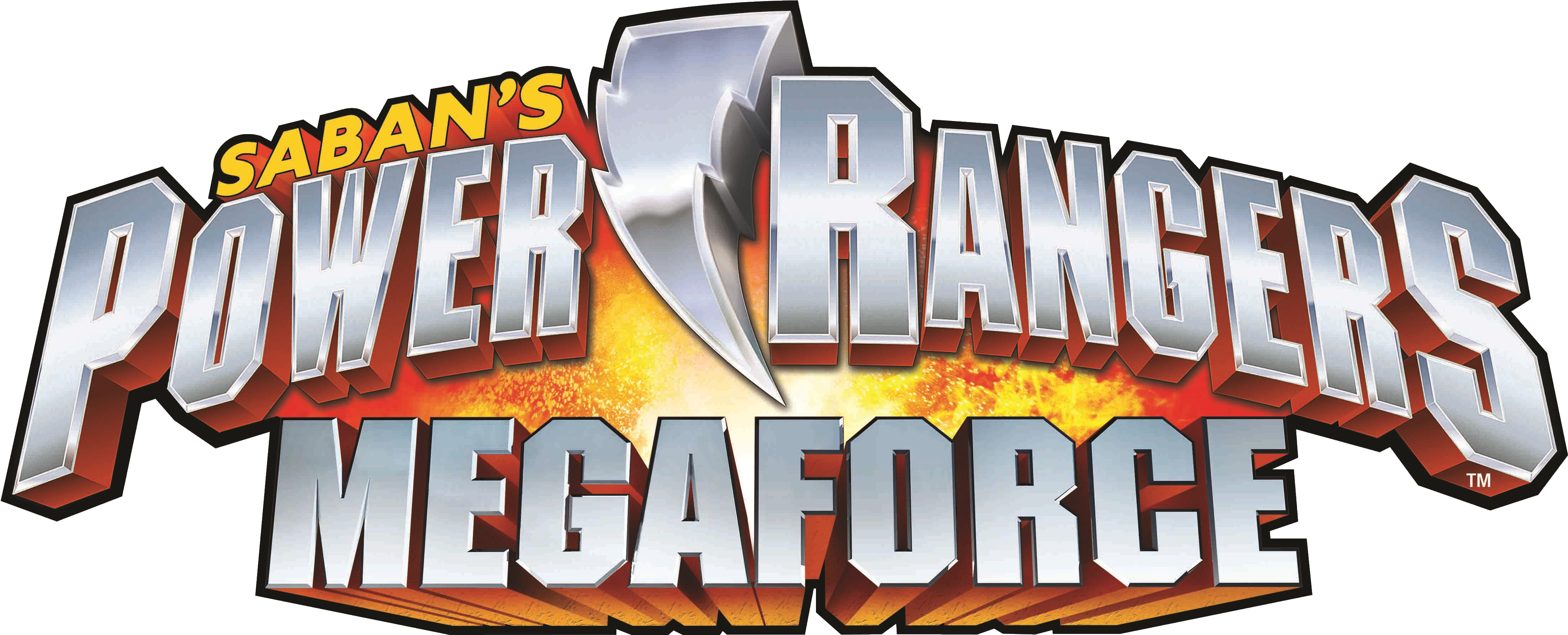 Power Rangers Megaforce Logo (2000x815), Png Download