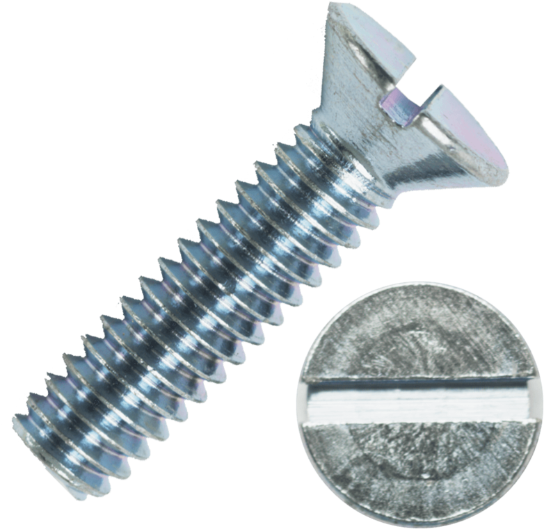 Screw - Flathead Screw Png (500x500), Png Download