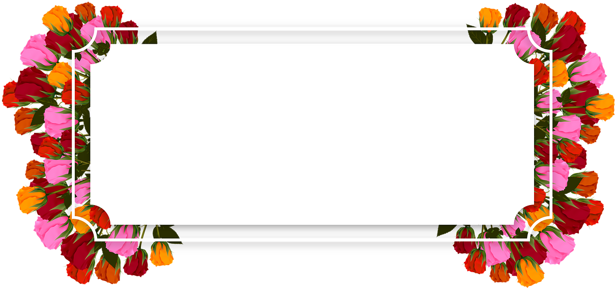 Download Hd Banner Flower Flowers Banner Flower Frame Png