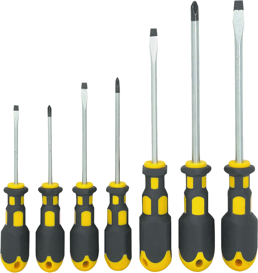 Screw Clipart Screwdriver - Screw Driver Set Png (1077x1138), Png Download