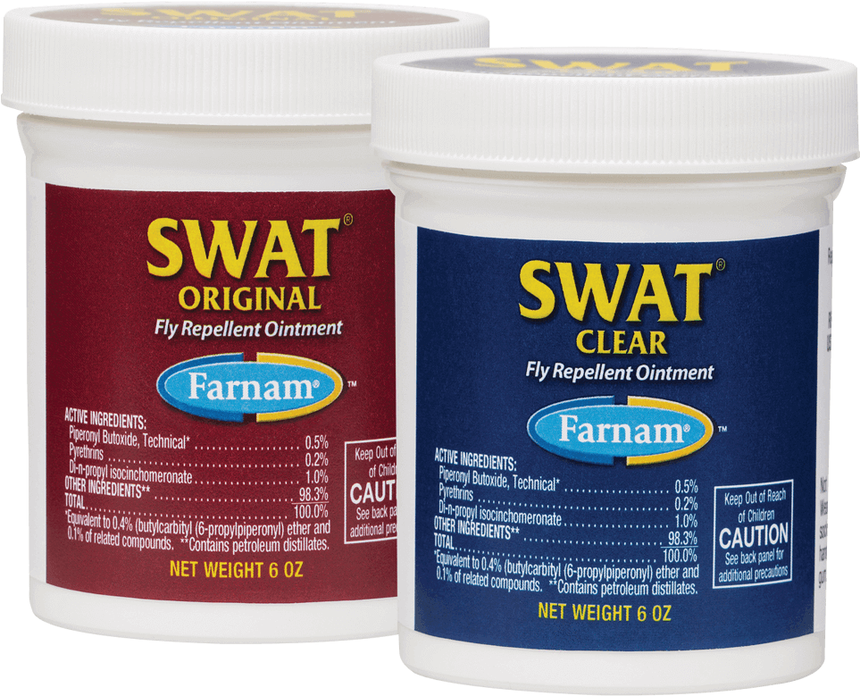 Swat® Fly Repellent Ointment - Farnam Roll - On Fly Repellent For Horses - Ponies (1200x1017), Png Download