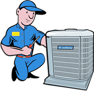 Hvac Technician Service - Air Conditioner Technician (359x345), Png Download