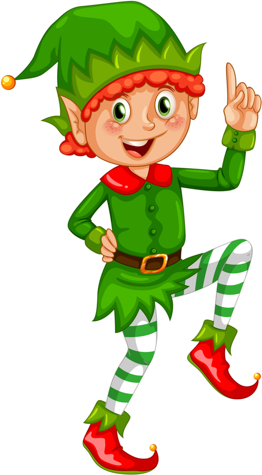 Kiss Clipart Elf - Elves Clip Art (706x1024), Png Download