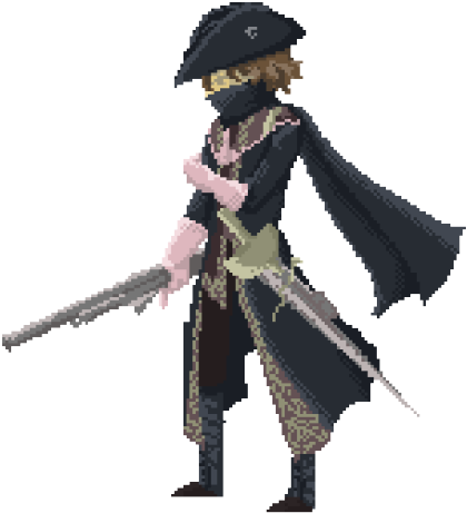 Tumblr Nnqq7s40he1t07j8co1 500 - Bloodborne Gif Pixel Art (500x511), Png Download