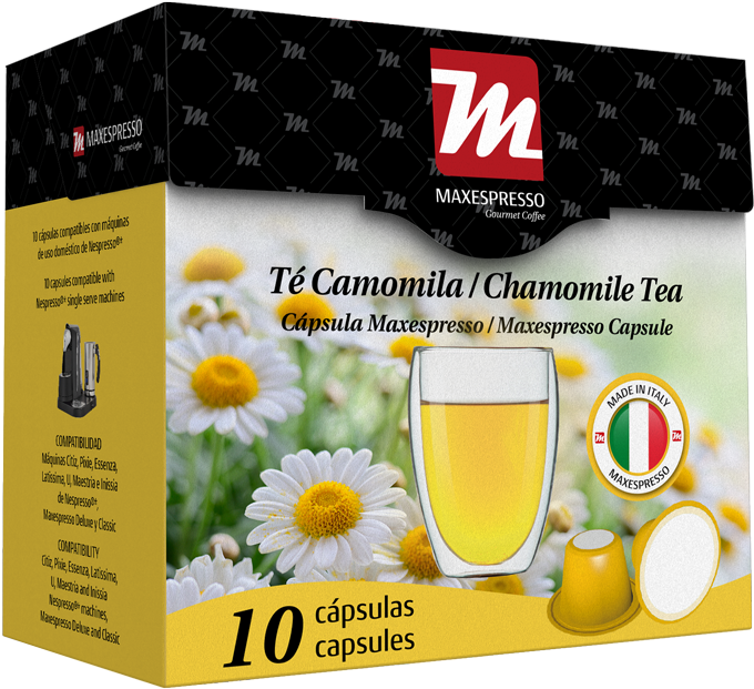 Tea Capsule Maxespresso - J. Hornig Kamillentee - 25 Teebeutel, 35 G (8,54 Eur/100 (1000x1000), Png Download
