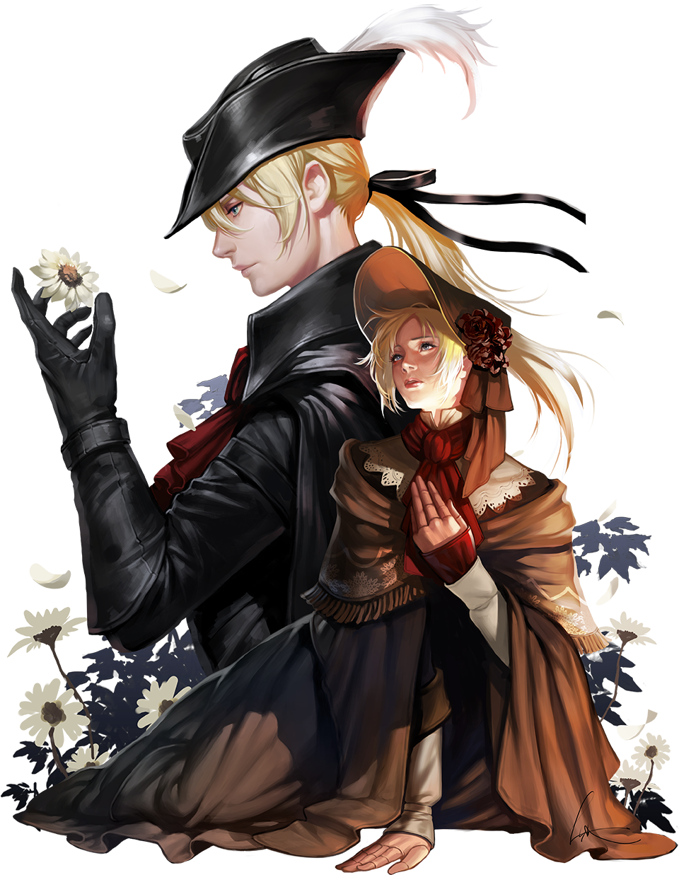 Bloodborne- - The - Old - Hunters - Full - 2181918 - Bloodborne Lady Maria Yuri (960x1237), Png Download