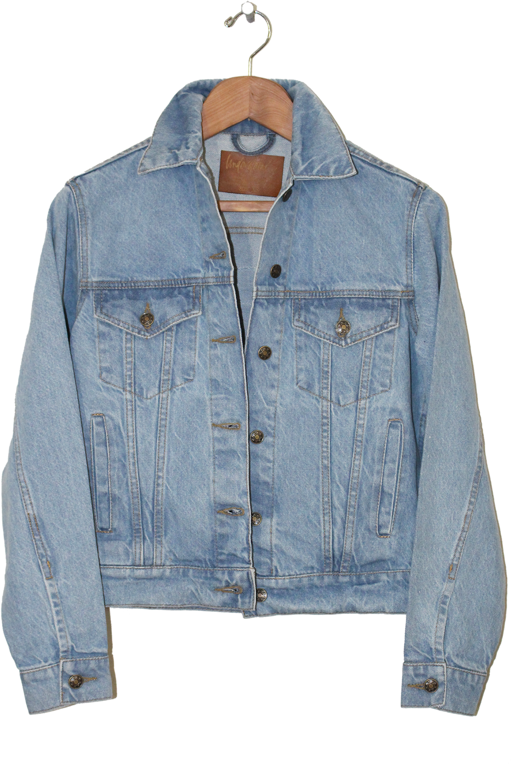 Taking Care Of Business Jean Jacket - Jean Jacket Png (1050x1688), Png Download