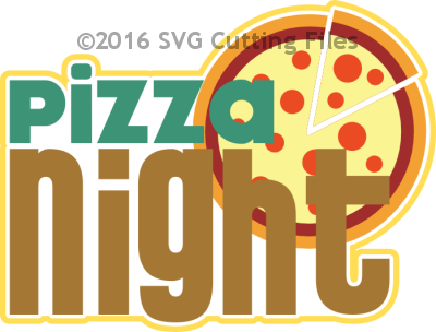 Pizza Clipart Logo - Family Pizza Night Clipart (400x304), Png Download