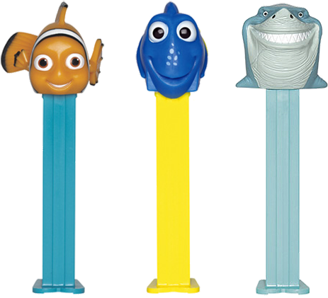 Pez Disney Pixar Finding Nemo Candy Dispenser - Finding Nemo Pez Dispenser And Candy Set (each) (500x500), Png Download