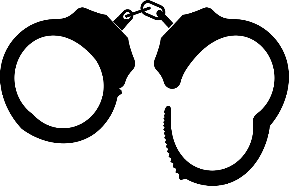 Royalty Free Library Handcuff Free Download On Kumdotv - Black Handcuffs Png (980x632), Png Download