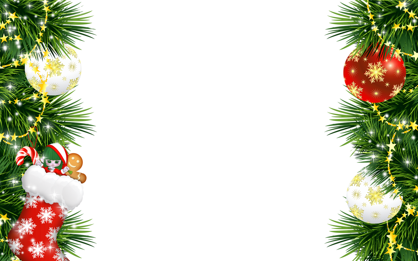 Pin On Clipart Borders Pinterest Christmas, Christmas - Happy Holidays Frame High Resolution (1368x855), Png Download