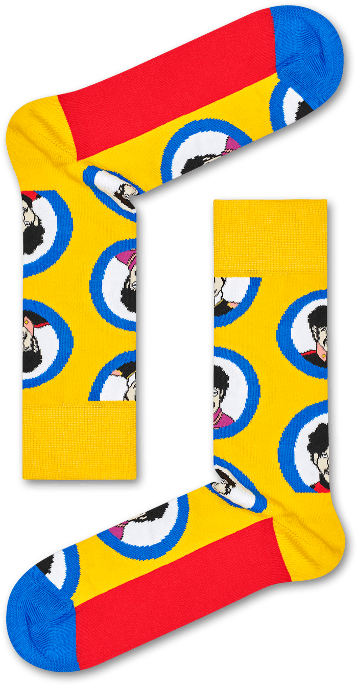 Happy Socks The Beatles (1012x1422), Png Download