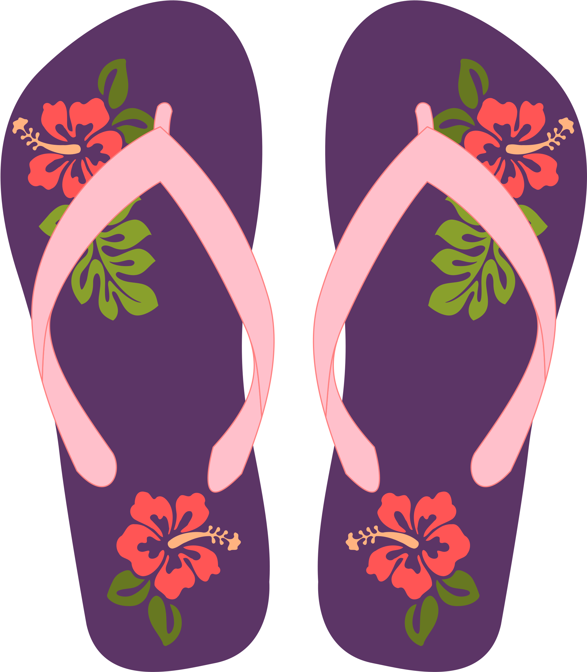 This Free Icons Png Design Of Flipflops 33 (2400x2400), Png Download
