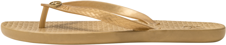 Gold Flip Flop Gold Flip Flop Gold Flip Flop - Flip-flops (854x1024), Png Download