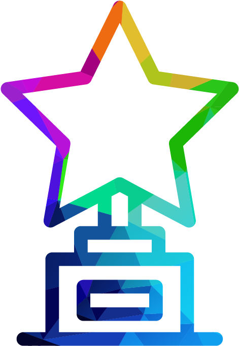 Alistair Garrison Receives Best Presentation Award - Estrella Icono Png (692x752), Png Download