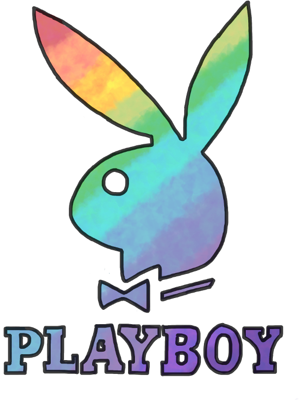 Playboy Sticker - Cartoon (1024x1024), Png Download