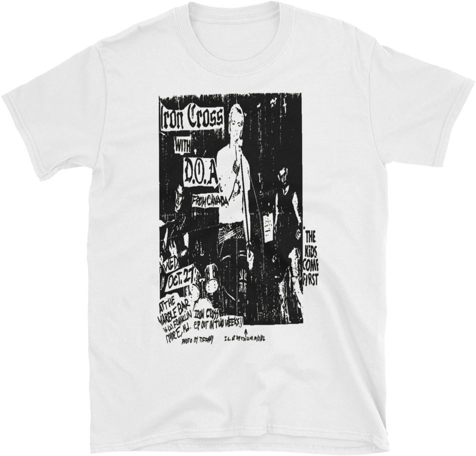 Iron Cross Tee White - Active Shirt (1000x1000), Png Download