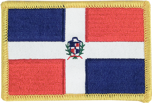 Flag Patch Dominican Republic - Stitch (750x500), Png Download