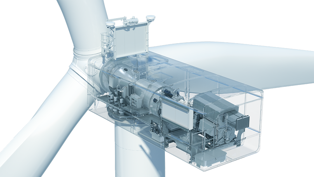 7-129 Onshore Wind Turbine Techical Drawing - Pipe (1076x606), Png Download