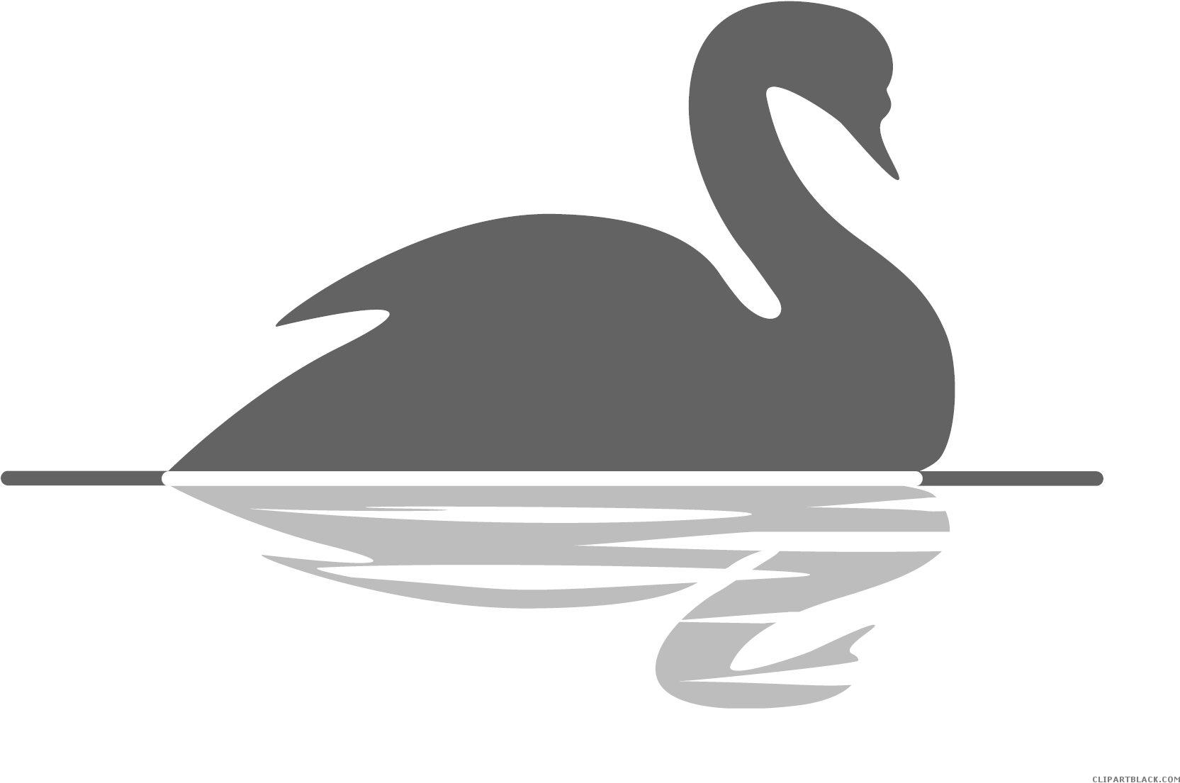 Png Freeuse Download Clipartblack Com Animal Free Images - Black Swan Cartoon (1760x1236), Png Download