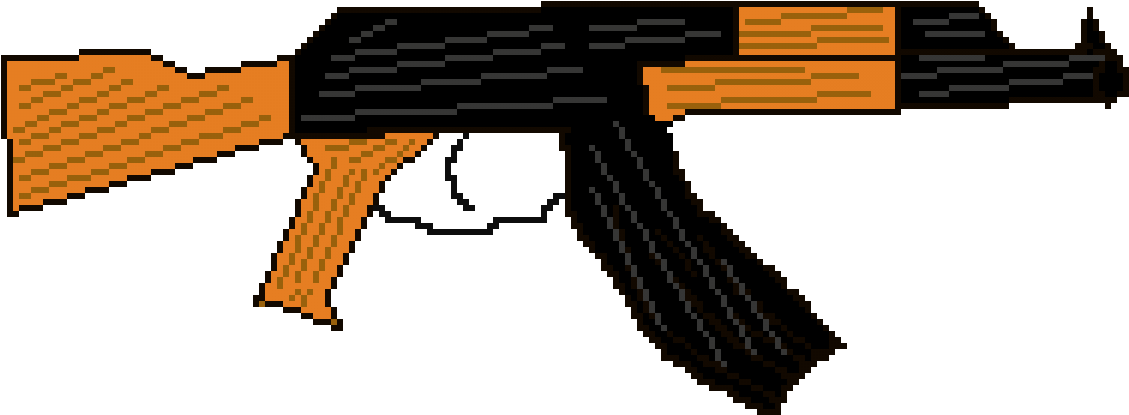 Ak-47 - Assault Rifle (1200x600), Png Download