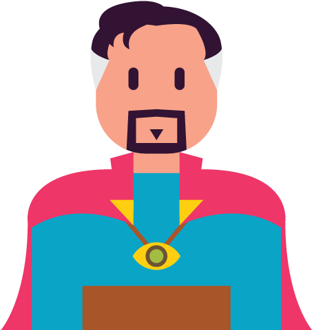 Doctor Strange Clipart Animated (800x480), Png Download