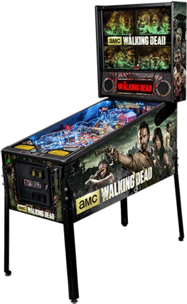 Walking Dead Premium Pinball Machine - Pinball The Walking Dead (460x700), Png Download