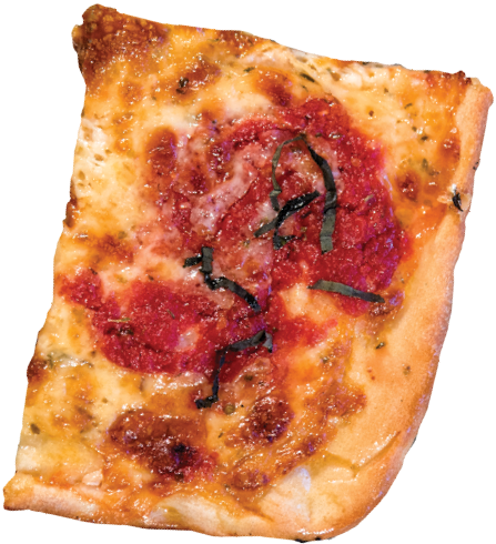 Grandma's Ny Pizza - Flatbread (609x743), Png Download