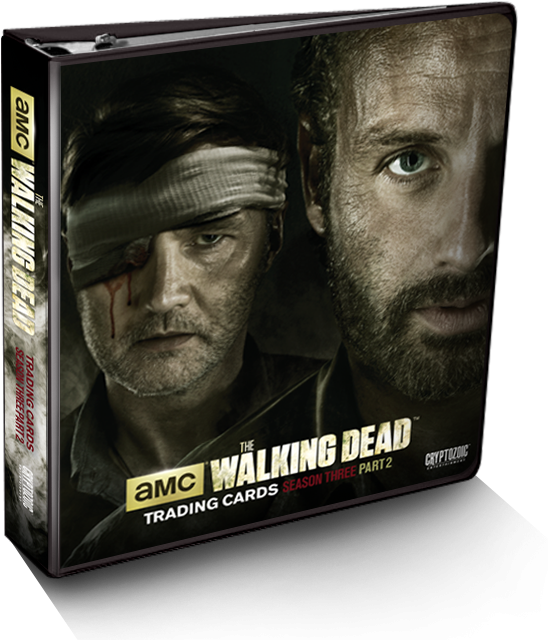 Walking Dead Season 3 Part 2 Trading Card Binder 2 - Walking Dead The Governor Eye (600x648), Png Download