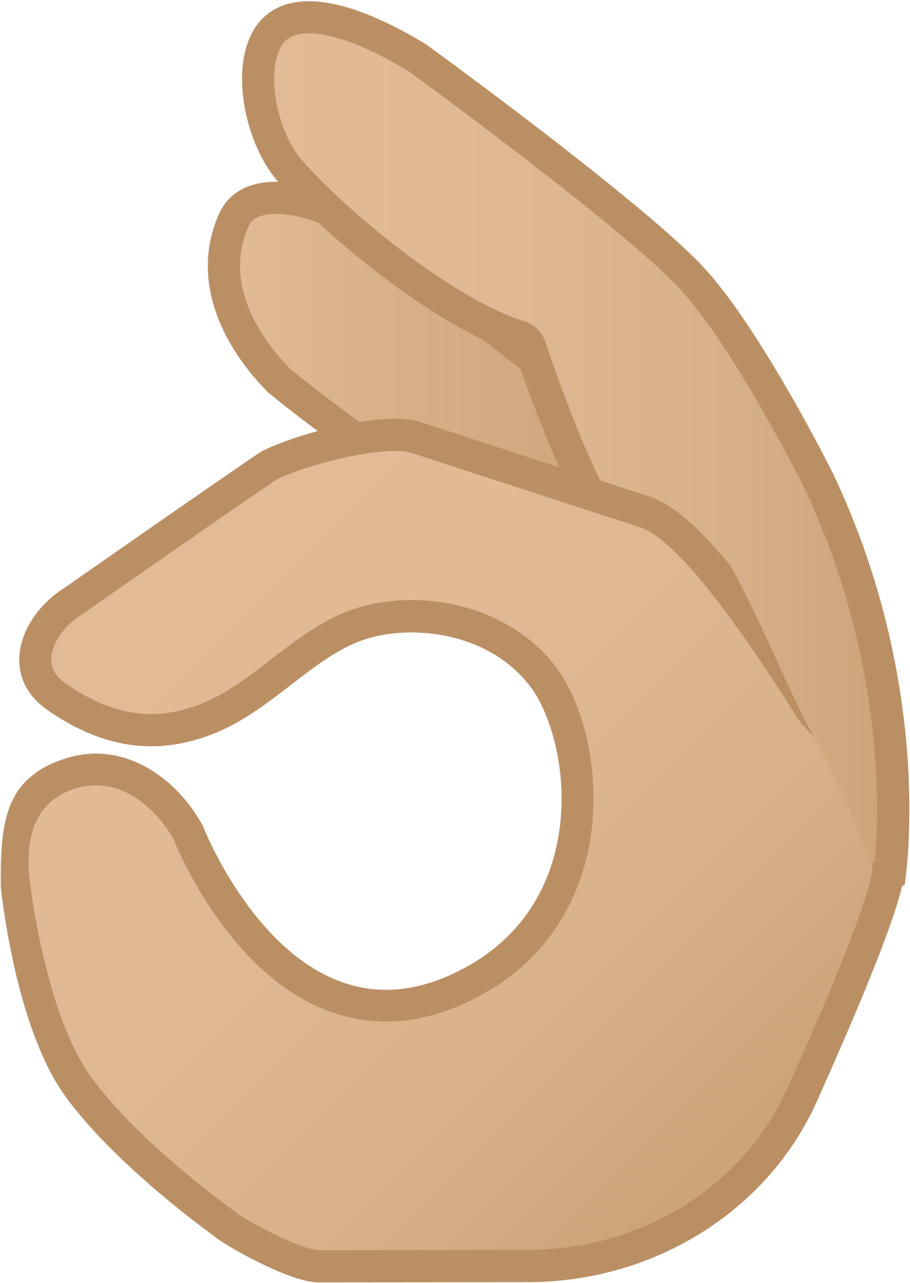 Open - Ok Hand Emoji Png (2000x2000), Png Download