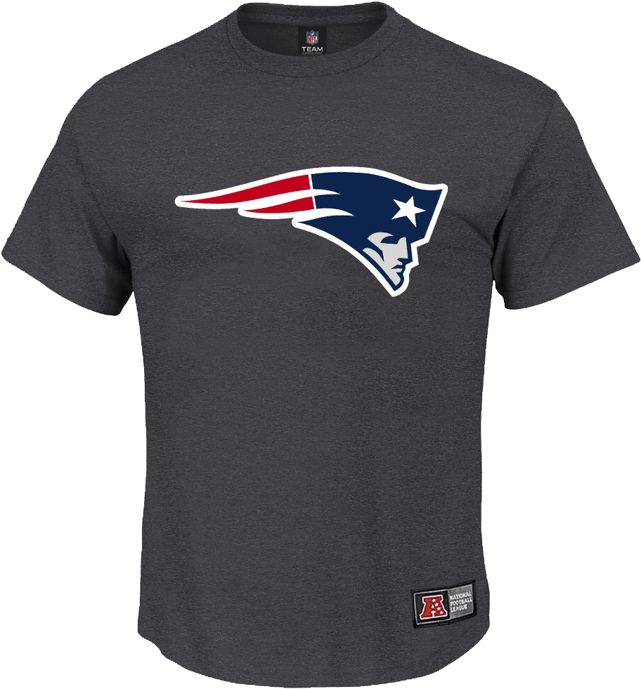 New England Patriots Nfl Team Apparel T-shirt Charcoal - Gary Numan Telekon T Shirt (1000x1000), Png Download