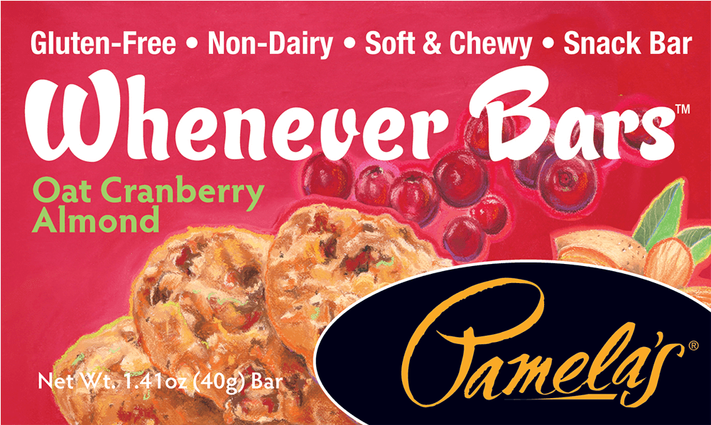 Cranberry Almond - Pamela's (1000x1000), Png Download