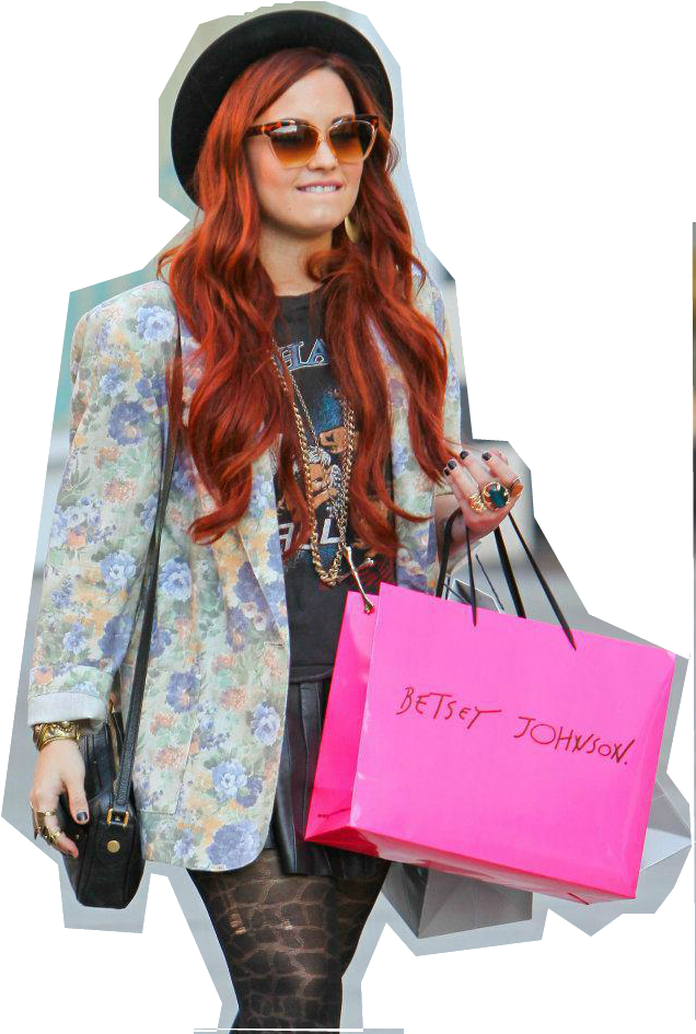 Png Demi Lovato By - Demi Lovato Pelo Rojo (709x960), Png Download