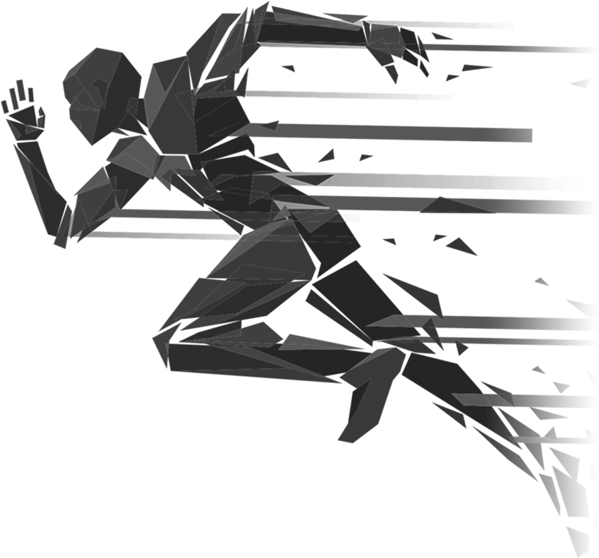 Athlete - Portable Network Graphics (1000x799), Png Download