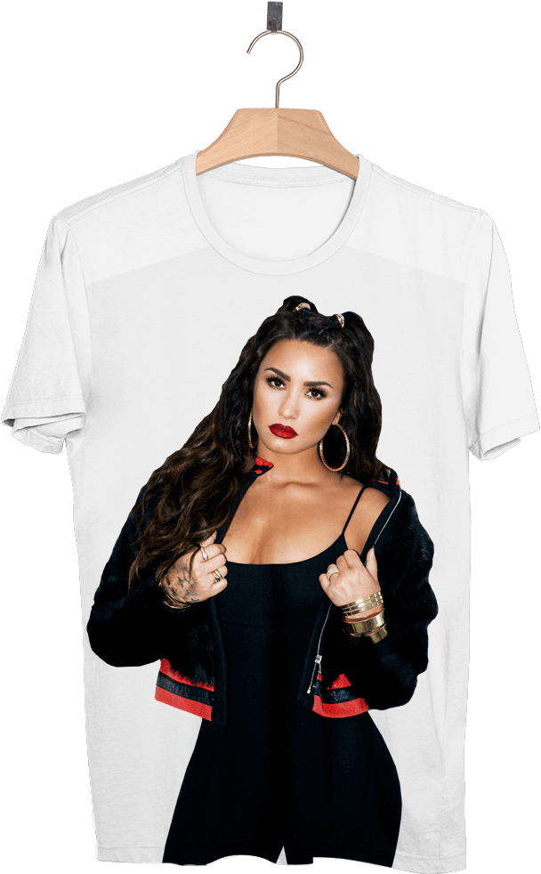 Demi Lovato Photo - Camisetas Demi Lovato (622x986), Png Download
