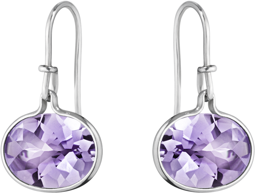Georg Jensen Savannah Sterling Silver & Amethyst Hook - Georg Jensen Silver Savannah (1100x1100), Png Download