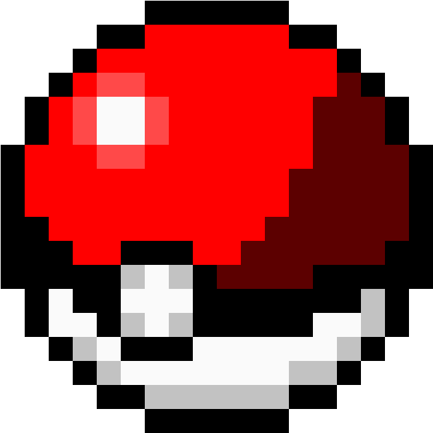 Poke/great/ultra/master Ball - Pokeball Pixel Png (770x770), Png Download