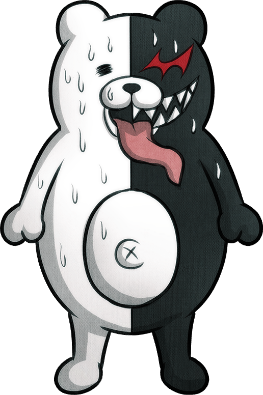 Monokuma Looks Like He Was Hoping For Lewd Miu As Well - Danganronpa V3 Monokuma Sprites (516x776), Png Download